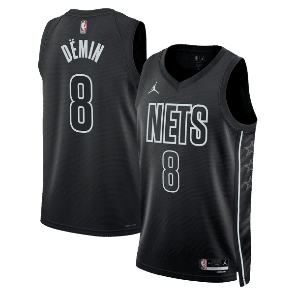Teams Fans Shop Unisex Jordan Brand Brooklyn Nets Egor Dëmin Jersey