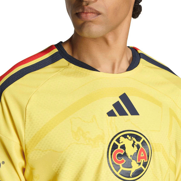Club America Official-Adidas 2026/27 Home On-Field Authentic Long Sleeve Jersey - Yellow