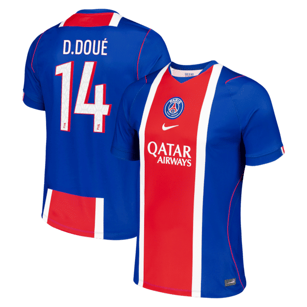 Official-nike Désiré Doué Paris Saint-Germain 2026/27 Home Stadium Replica Jersey Blue