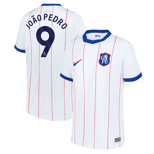 João Pedro Chelsea Official-Nike Youth 2026/27 Third Stadium Replica Jersey - White