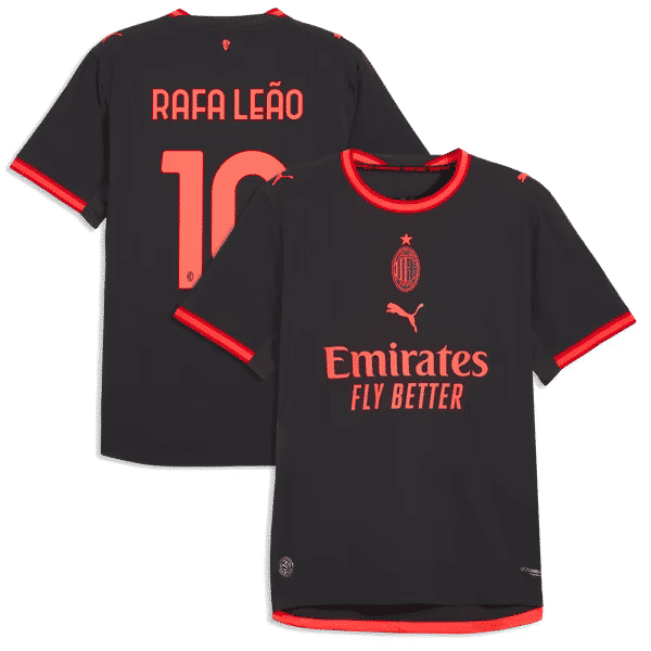 Rafael Leão AC Milan Official-Puma 2026/27 Third On-Field Authentic Jersey - Gray