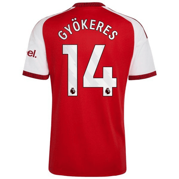 Viktor Gyökeres Arsenal Official-Adidas 2026/27 Home Replica Jersey - Red