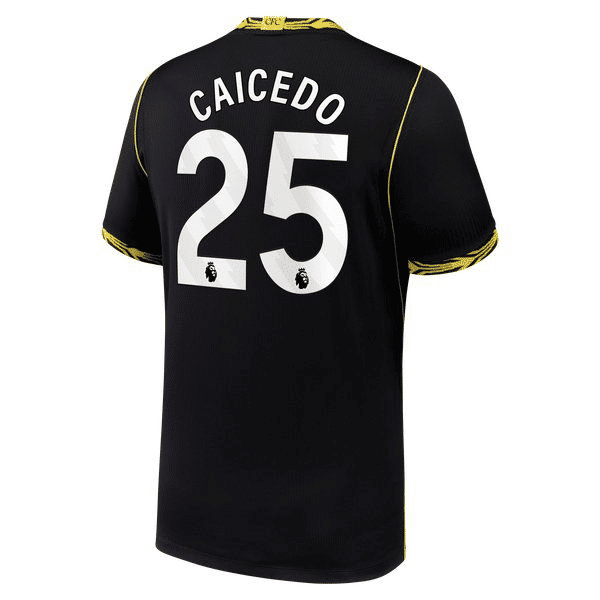Moisés Caicedo Chelsea Official-Nike 2026/27 Away Stadium Replica Jersey - Black