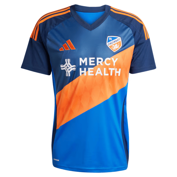 Official-Adidas Pavel Bucha FC Cincinnati 2025 Orange and Blue Legacy Kit Replica Jersey Blue