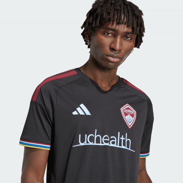 Colorado Rapids Official-Adidas 2026 Colorful Colorado Replica Jersey - Black