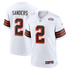 Official-Nike Shedeur Sanders Cleveland Browns Alternate Game Jersey White