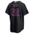 Official-Nike Juan Soto New York Mets Alternate Replica Jersey Black