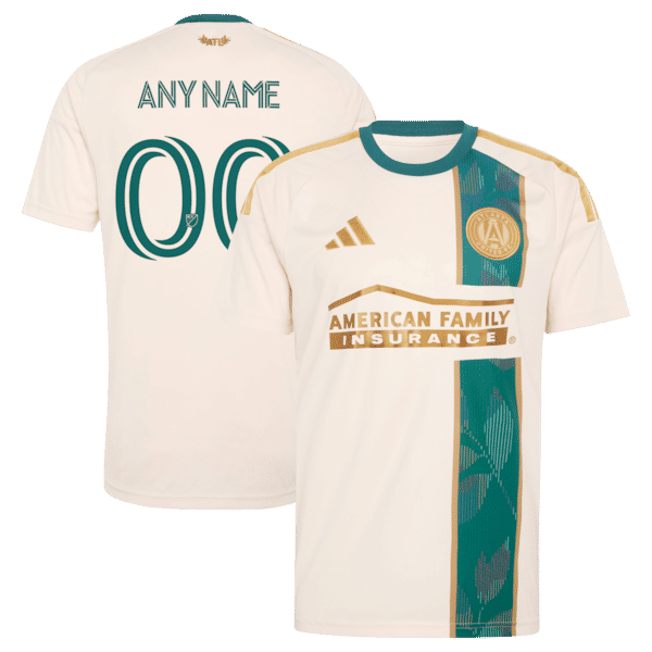 Official-Adidas Atlanta United FC 2026 Spirit of '96 Replica Custom Jersey Tan