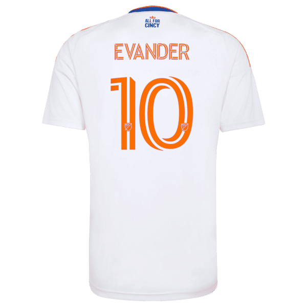 Official-Adidas Evander Da Silva Ferreira FC Cincinnati 2026 The Seven Hills Kit Replica Jersey White