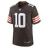 Official-Nike Quinshon Judkins Cleveland Browns 2025 NFL Draft Game Jersey Brown