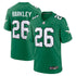 Official-nike Saquon Barkley Philadelphia Eagles Alternate Game Jersey Kelly Green