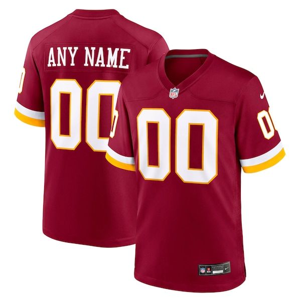 Official-nike Washington Commanders Custom Game Jersey Burgundy