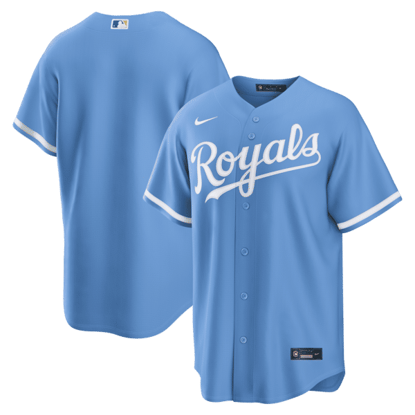 Official-Nike Kansas City Royals Alternate Replica Jersey Light Blue