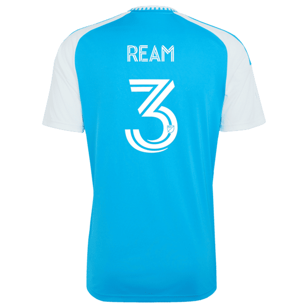 Official-Adidas Tim Ream Charlotte FC 2026 Carolina Kit Crowns Up Replica Jersey Blue