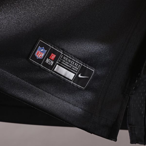 Official-nike Washington Commanders Hail Raiser Alternate Custom Game Jersey Black