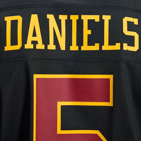 Official-nike Washington Commanders Jayden Daniels Alternate Game Jersey Black