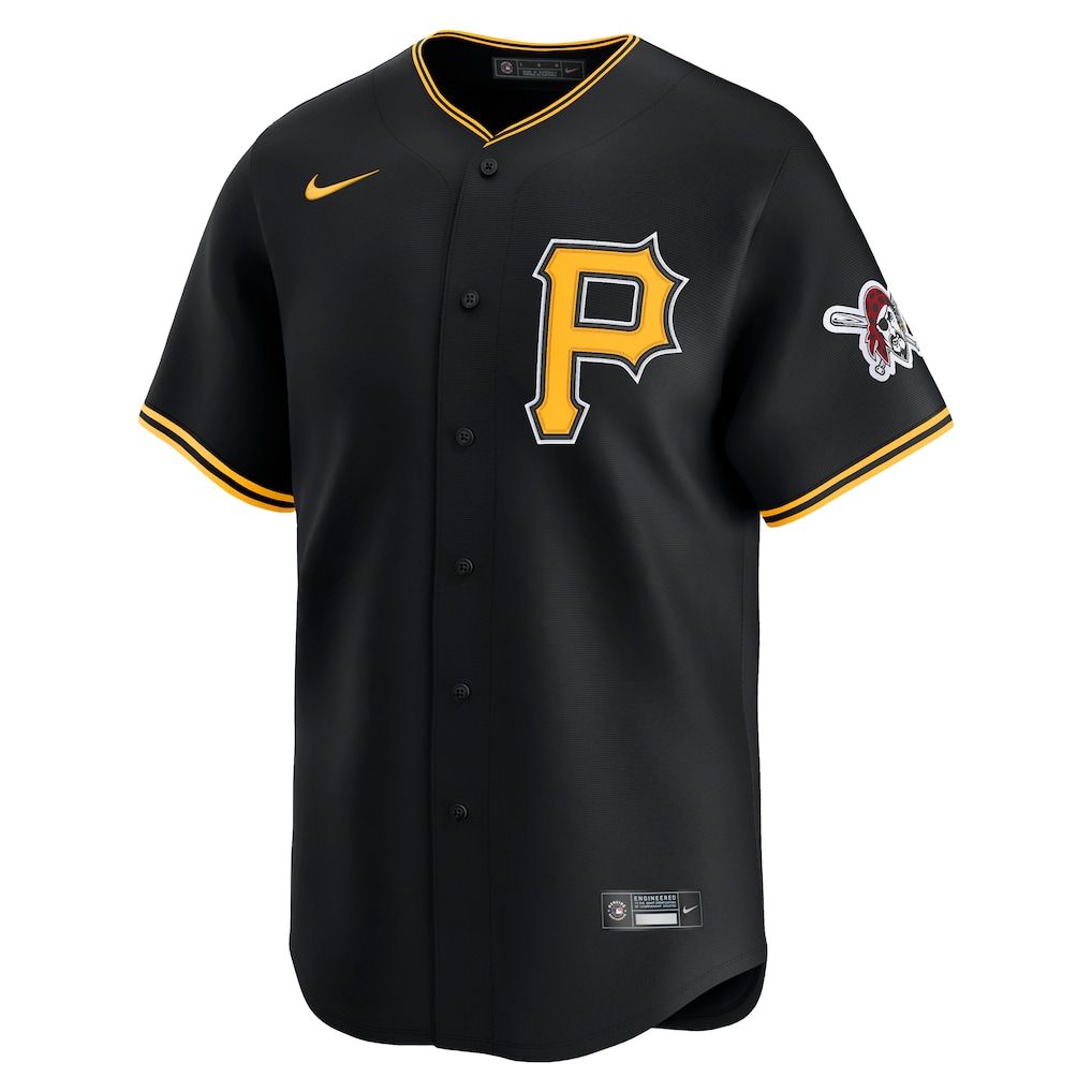 Official-Nike Paul Skenes Pittsburgh Pirates Alternate Limited Jersey Black