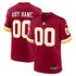 Official-nike Washington Commanders Custom Game Jersey Burgundy