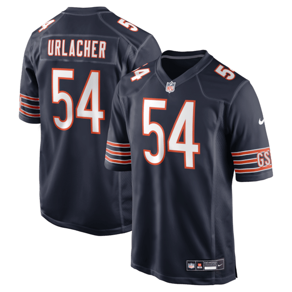 Official-Nike Brian Urlacher Chicago Bears Game Retired Player Jersey Navy