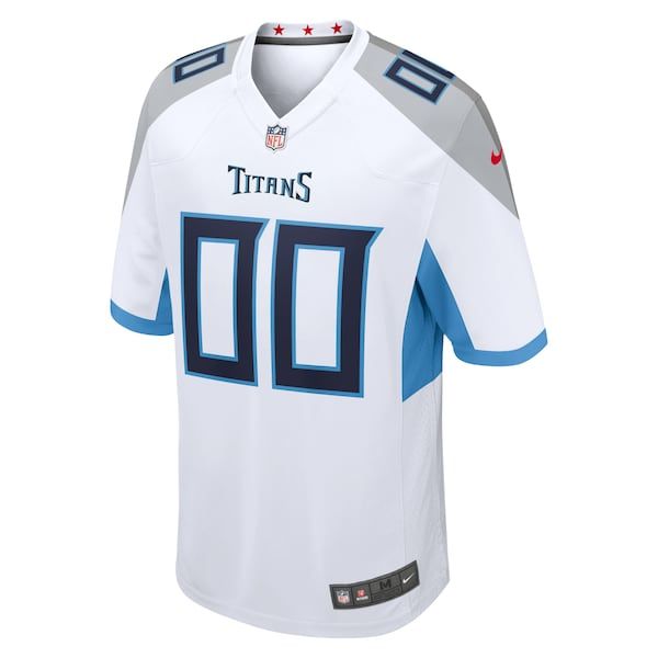 Official-nike Tennessee Titans Custom Game Jersey White