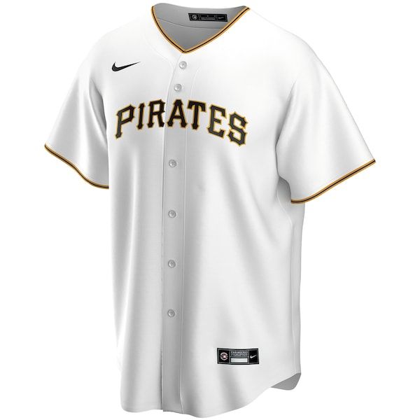 Official-Nike Paul Skenes Pittsburgh Pirates Home Replica Jersey White