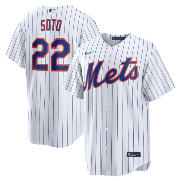 Official-Nike Juan Soto New York Mets Home Replica Jersey White