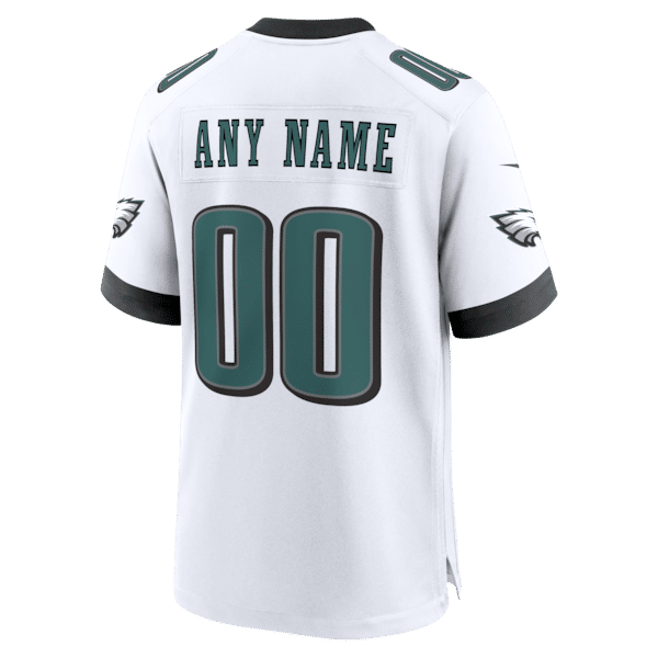 Official-nike Philadelphia Eagles Custom Game Jersey White