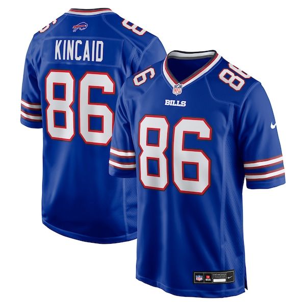 Official-Nike Dalton Kincaid Buffalo Bills Game Jersey Royal
