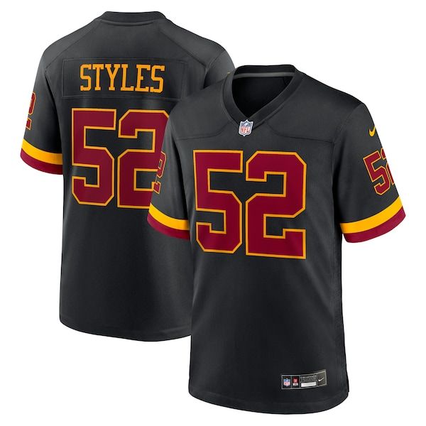 Official-nike Washington Commanders Sonny Styles Game Player Jersey Black