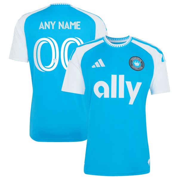 Official-Adidas Charlotte FC 2026 Carolina Kit Crowns Up Replica Custom Jersey Blue