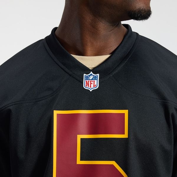 Official-nike Washington Commanders Jayden Daniels Alternate Game Jersey Black