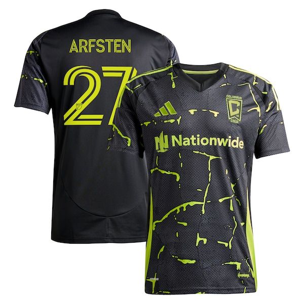 Official-Adidas Maximilian Arfsten Columbus Crew 2025 The Goosebumps Kit Replica Jersey Black