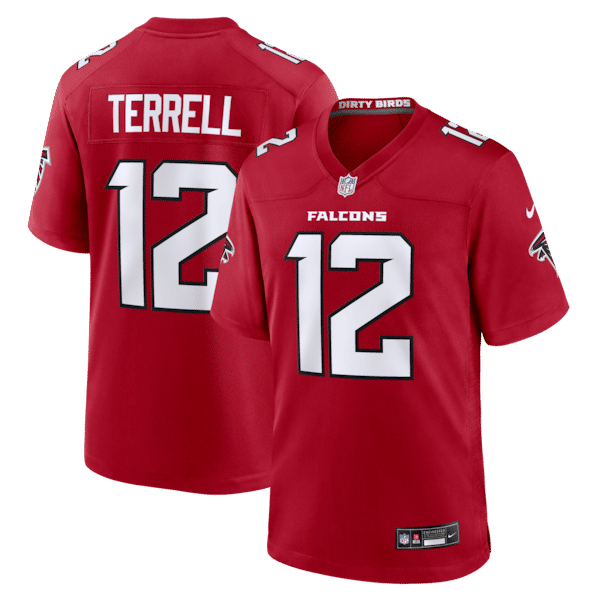 Official-Nike Avieon Terrell Atlanta Falcons Game Jersey Red