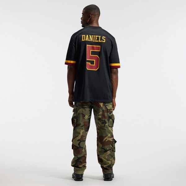 Official-nike Washington Commanders Jayden Daniels Alternate Game Jersey Black