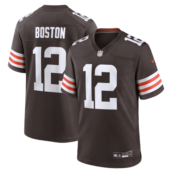 Official-Nike Denzel Boston Cleveland Browns Game Jersey Brown