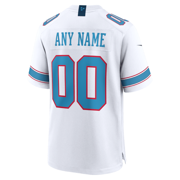 Official-nike Tennessee Titans Custom Game Jersey White