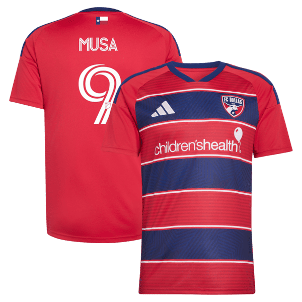 Official-Adidas Petar Musa FC Dallas 2026 DNA Kit Replica Jersey Red