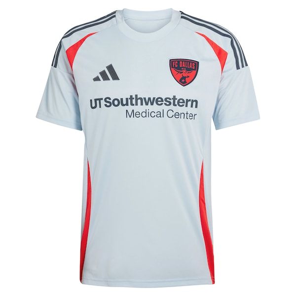 Official-Adidas FC Dallas 2025 The Inferno Kit Replica Custom Jersey Light Blue