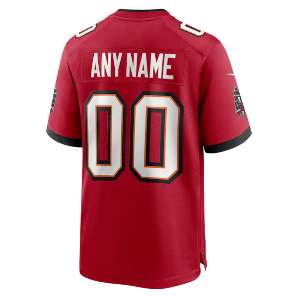 Official-nike Tampa Bay Buccaneers Custom Game Jersey Red