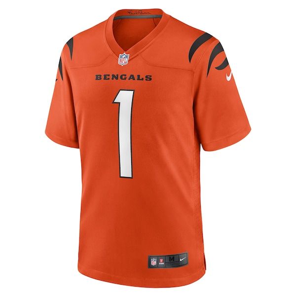 Official-Nike Ja'Marr Chase Cincinnati Bengals Alternate Game Jersey Orange