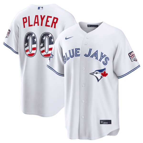 Official-Nike Toronto Blue Jays 2026 All-Star Edition Stars & Stripes Stadium Pick-A-Player Jersey White