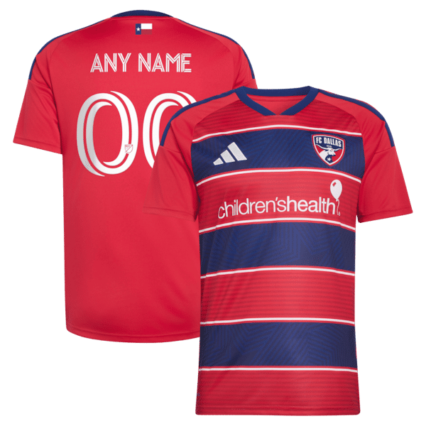 Official-Adidas FC Dallas 2026 DNA Kit Replica Custom Jersey Red