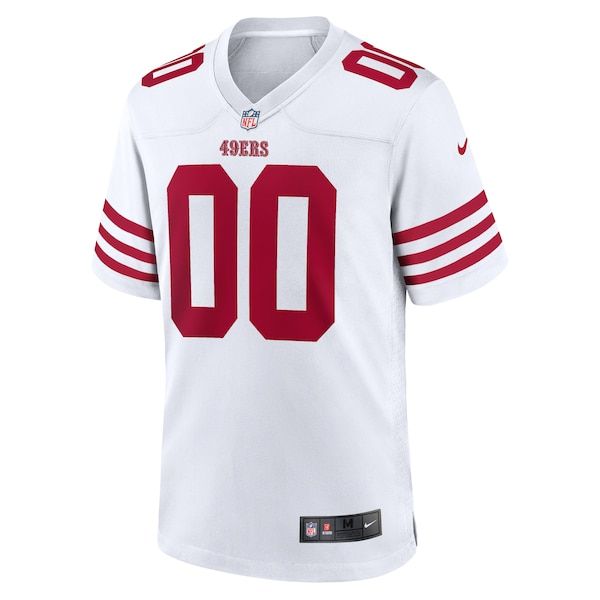 Official-nike San Francisco 49ers Custom Game Jersey White