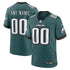 Official-nike Philadelphia Eagles Custom Game Jersey Midnight Green