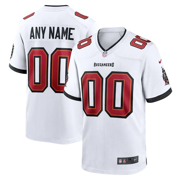 Official-nike Tampa Bay Buccaneers Custom Game Jersey White
