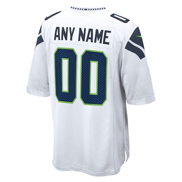 Official-nike Seattle Seahawks Custom Game Jersey White