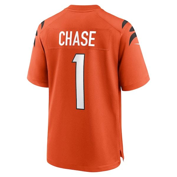 Official-Nike Ja'Marr Chase Cincinnati Bengals Alternate Game Jersey Orange