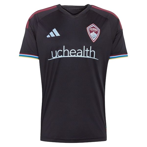 Colorado Rapids Official-Adidas 2026 Colorful Colorado Replica Jersey - Black