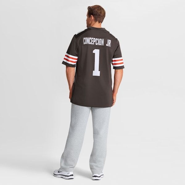 Official-Nike KC Concepcion Cleveland Browns 2026 NFL Draft First Round Pick No. 24 Game Jersey Brown