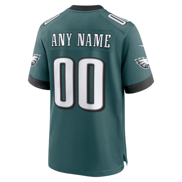 Official-nike Philadelphia Eagles Custom Game Jersey Midnight Green
